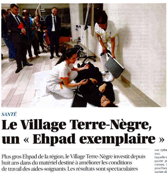Un très bel article de Sud Ouest sur notre EHPAD Village !