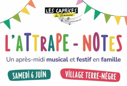 Évènement avec des associations partenaires: l’Attrape-Notes, le 6 juin 2026