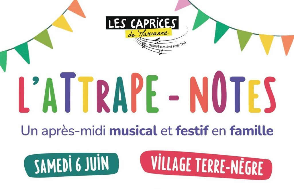 Évènement avec des associations partenaires: l’Attrape-Notes, le 6 juin 2026