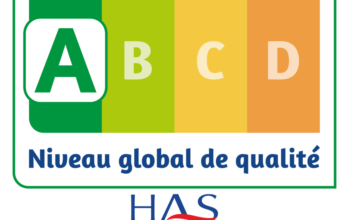 Evaluation Qualité HAS: nous avons obtenu la note A !