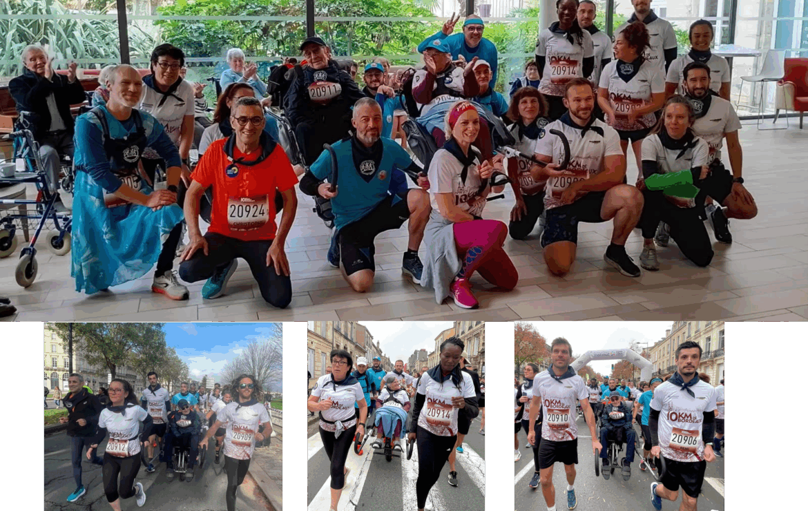 Une équipe d’habitants et de professionnels unis dans une course à pied mémorable !